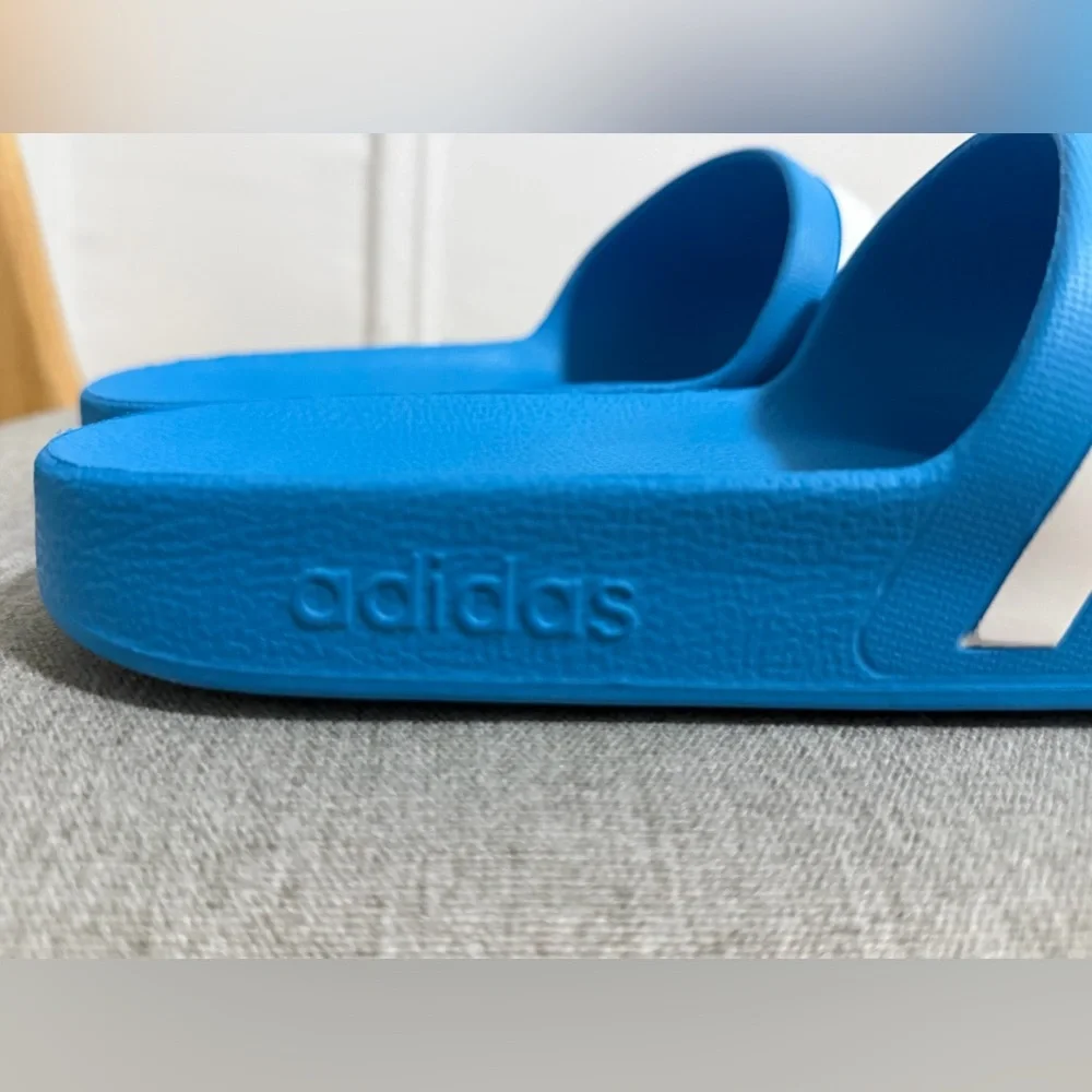 Adidas Adilette Aqua Slides FY8047 Blue White Men’s Sandals Comfort US 9 - Picture 5 of 9